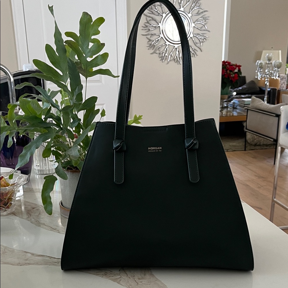 Morgan de Toi Elegant Dark Green Shoulder Bag